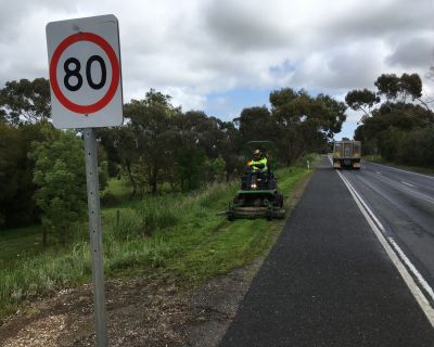 Roadside mowing