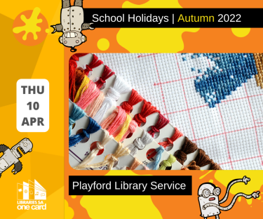 Autumn School Holidays: Cross Stitching with Jake