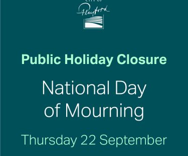 National Day of Mourning Closures
