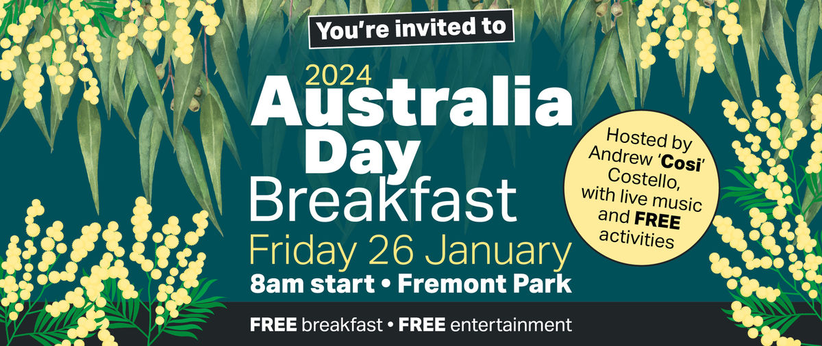 Australia Day Breakfast 2024 Website Banner 1