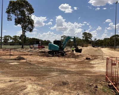 Eastern Carpark construction (5 Feb 2025)