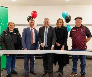 Ribbon cut on new Argana Park changerooms