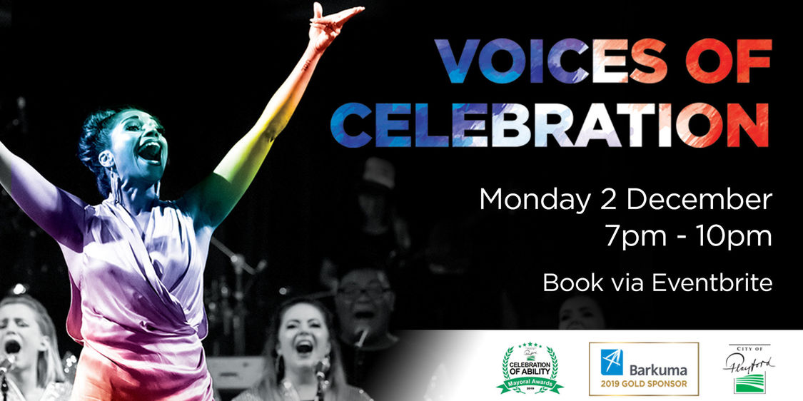 COA Voices of Celebration Eventbrite banner