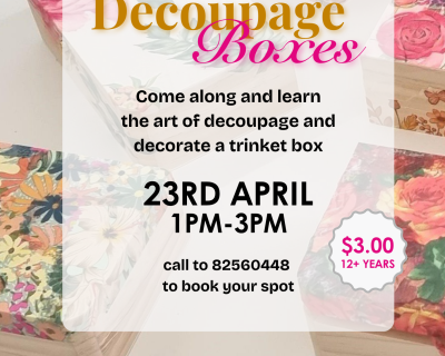Decopage workshop 2026