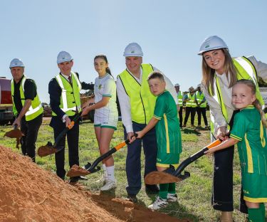 Work begins at Playford's new regional soccer hub