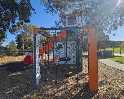 Anglevale sports centre side view of climbing and swing 052026