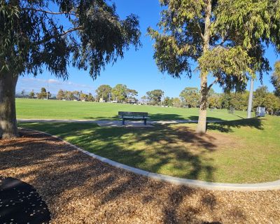 Anglevale sportscentre trees and bench 052026
