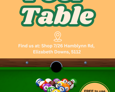 Pool Table ERCC