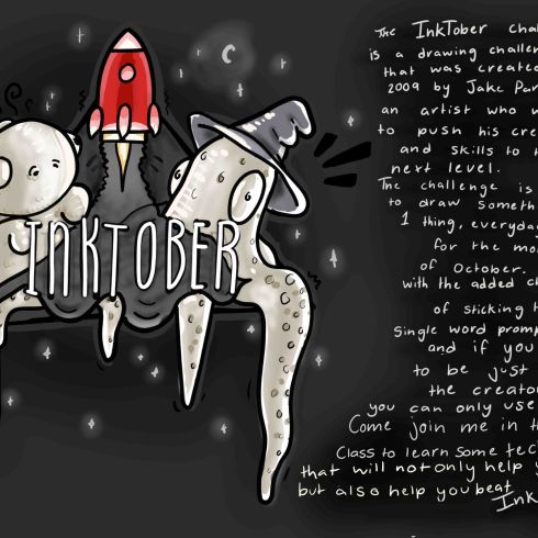 School Holidays Spring 2020: Inktober Drawing Workshop