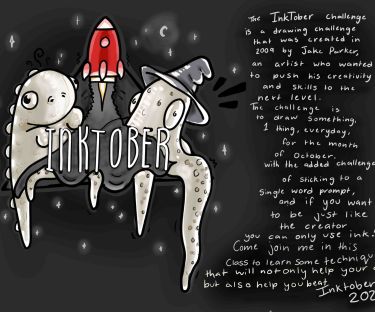 School Holidays Spring 2020: Inktober Drawing Workshop